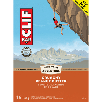 CLIF BAR Energy Bars, Crunchy Peanut Butter