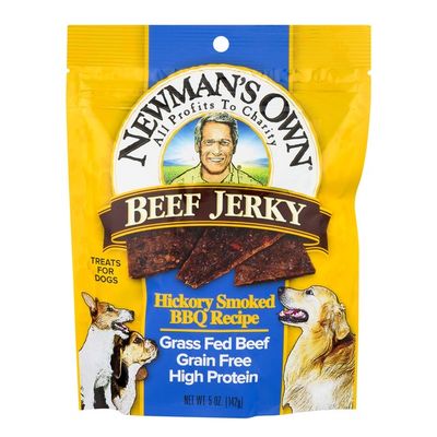 Newman's Own Beef Jerky Treats For Dogs Hickory Smoked BBQ Recipe