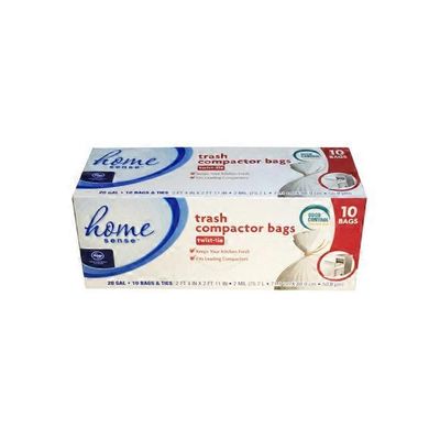 Home Sense Trash Compactor Bags 20 Gal