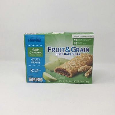 Millville Apple Cinnamon Fruit & Grain Cereal Bars