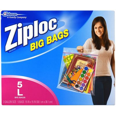 Ziploc Big Bags Large Storage Bags 5 Ct Instacart