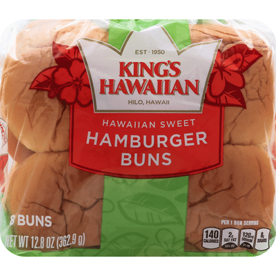 King's Hawaiian Hawaiian Sweet Hamburger Buns