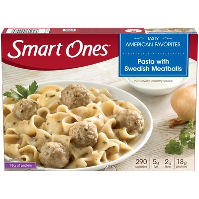 Smart Ones Pasta With Swedish Meatballs Creamy Sauce Frozen Meal 9 12 Oz Instacart