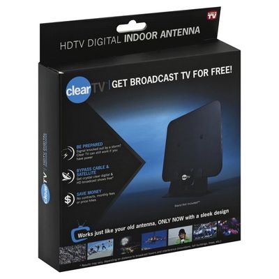 Clear Tv Antenna, Indoor, HDTV Digital