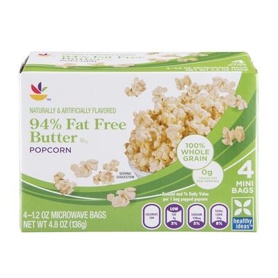 SB Butter Popcorn 94% Fat Free Microwave - 4 CT