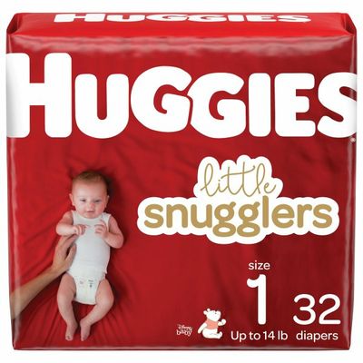 Huggies Baby Diapers, Size 1