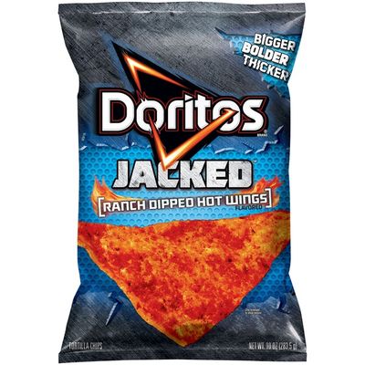 doritos jacked ranch dipped hot wings