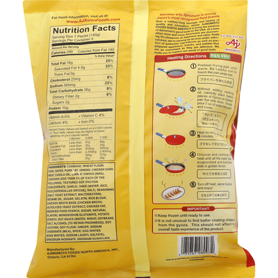 Ajinomoto Gyoza Dumpling, Pork & Chicken, Family Pack