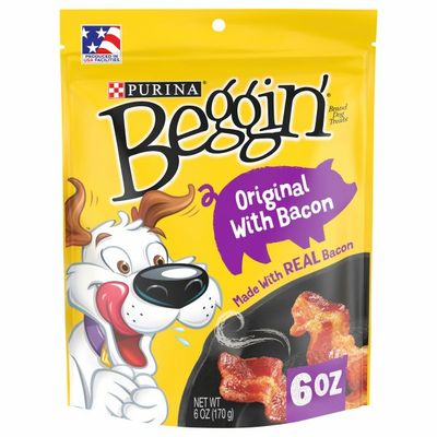 Purina Beggin' Strips Real Meat Dog Treats, Original With Bacon