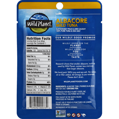 Wild Planet Wild Tuna, Albacore