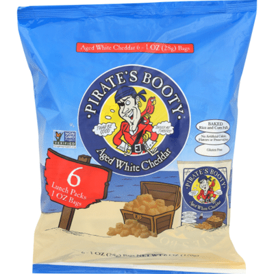 Pirate Brands Aged White Cheddar Non-GMO