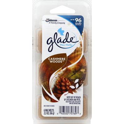 Glade Wax Melts, Cashmere Woods