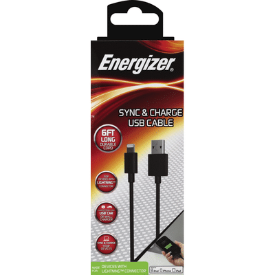 Energizer USB Cable, Sync & Charge