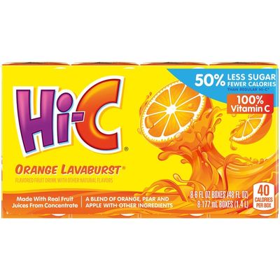 Hi-C Orange Lavaburst Cartons