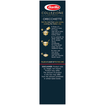Barilla® Collezione Artisanal Selection Pasta Orecchiette