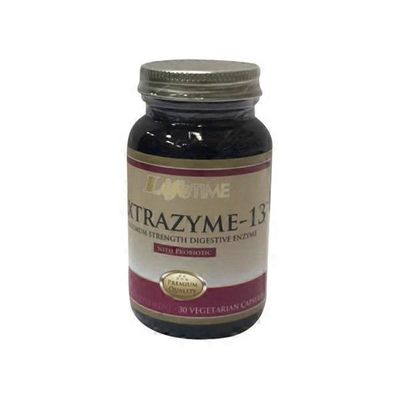 Life Time Nutritionals Extrazyme-13 with Probiotic in Vegetarian Capsules