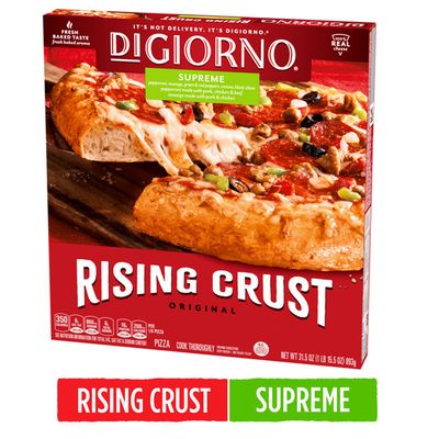 DiGiorno Supreme Frozen Pizza on a Rising Crust