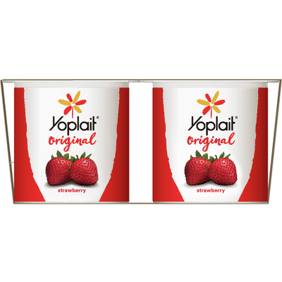 Yoplait Original Yogurt, Strawberry Low Fat Yogurt, 8 Count
