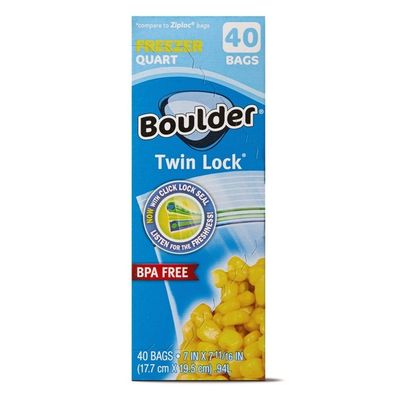 Boulder Quart Freezer Twin Lock Bags
