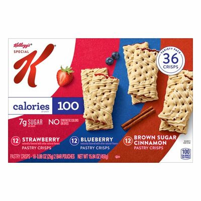 Kellogg's Special K Pastry Crisps, Breakfast Bars, Variety Pack