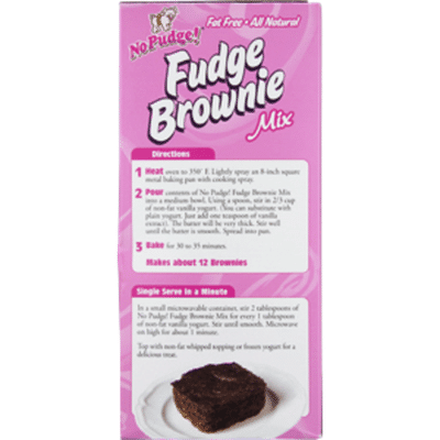 No Pudge! Brownie Mix, Fudge, Original