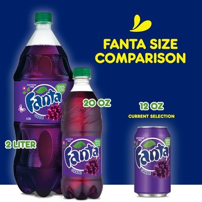 Fanta Grape Soda Fruit Flavored Soft Drink