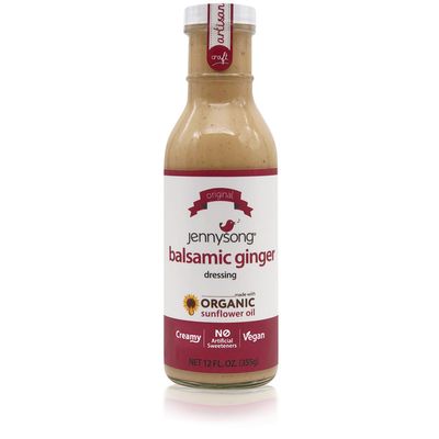 Jennysong Balsamic Ginger Dressing, Organic Sunflower Oil, Vegan, Creamy
