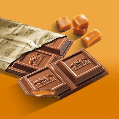 Ghirardelli Chocolate Milk Chocolate Bar with Caramel Filling