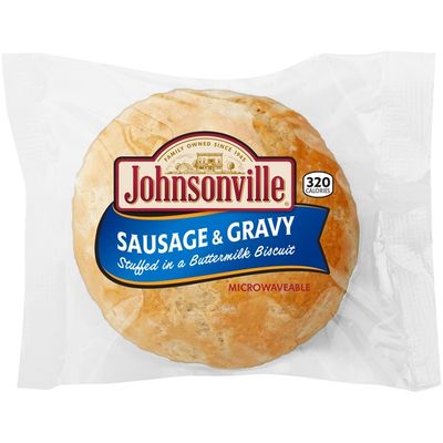 Johnsonville Sausage & Gravy Stuffed in a Buttermilk Biscuit Foodservice