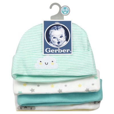 Gerber Caps, Size 0-6M