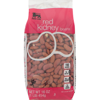 Food Lion Kidney Beans, Red, Bag