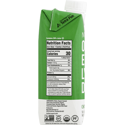 Nooma Electrolyte Drink, Organic, Chocolate Mint
