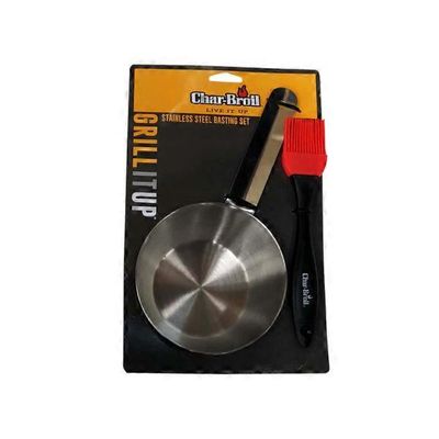 Char-Broil Basting Brush Stainless Bowl Grilling Grill Tool Set