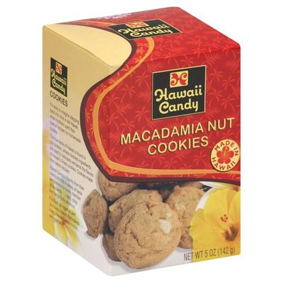 Hawaii Candy Cookie, Macadamia Nut, Box