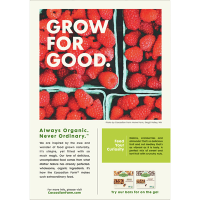 Cascadian Farm Organic Fruit and Nut Granola, Whole Grain Oats