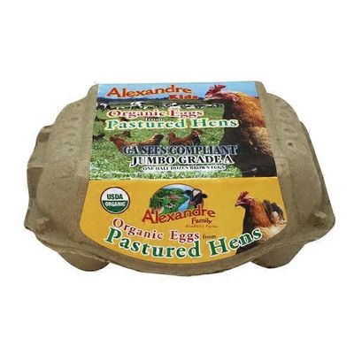 Alexandre Family Farm Organic Jumbo Grade A Pastured Eggs