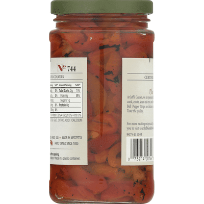 Jeff's Garden Bell Pepper Strips, Roasted