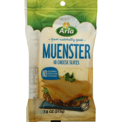 Arla Muenster Cheese Slices
