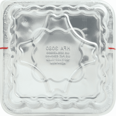 Handi-Foil Cake Pans & Lids, Square, 3 Pack