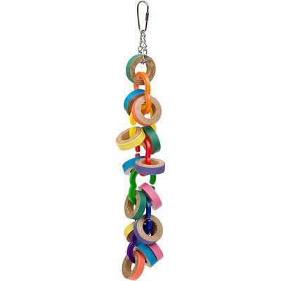 Super Bird Creations Hoopla Bird Toy 12" L X 3.5" W