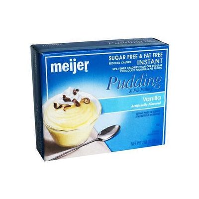 Meijer Sugar Free Instant Vanilla Pudding & Pie Filling Mix