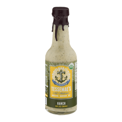Tessemae's All Natural Dressing, Organic, Creamy Ranch