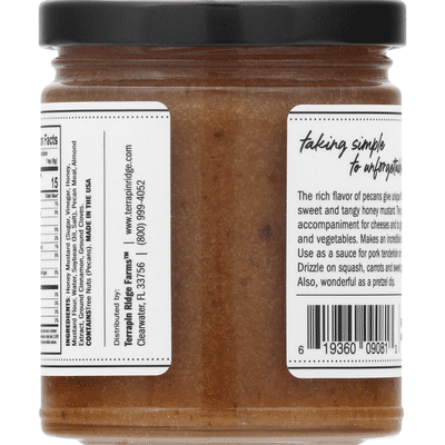 Terrapin Ridge Farms Mustard, Pecan Honey