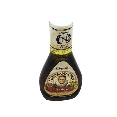 Newman's Own Organic, Salad Dressing, Lite Balsamic, Bottle
