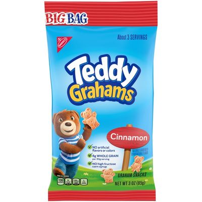 Teddy Grahams Cinnamon Graham Snacks - Big Bag