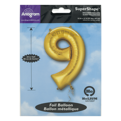 Anagram SuperShape Foil Balloon 9