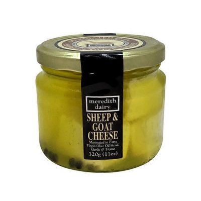 Meredith Dairy Sheep & Goat Cheese, Marinated In Extra Virgin Olive Oil Blend, Garlic & Thyme