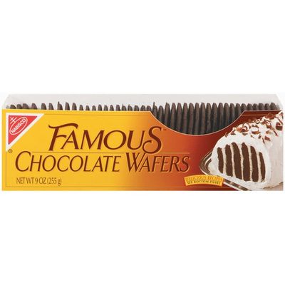 Nabisco Famous Chocolate Wafers Chocolate Cookies