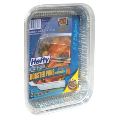 Hefty EZ Foil 11 3/4 in x 9 1/4 in x 2 1/2 in Roaster Pans