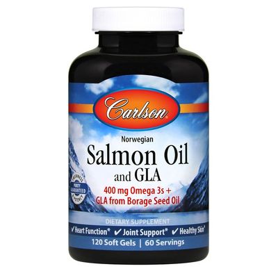 Carlson Labs Norwegian Salmon Oil with GLA